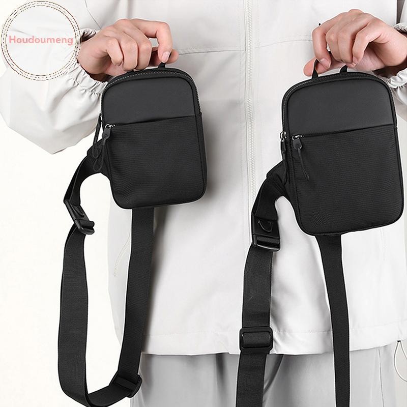 Hodou Nam Ngực Túi Thời Trang Nhỏ Vải Đeo Vai Túi Đeo Ngang Cho Người Vải Sling Thể Thao Đeo Chéo Điện Thoại Nam Túi Xách VN