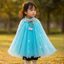 Áo khoác ngoài JVSUB, Đạo cụ sân khấu lưới Khăn choàng công chúa trẻ em, Phụ kiện Cosplay Khăn choàng lưới nhập vai Halloween