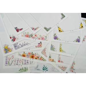 Set 20 tờ giấy hoa Xa trục thảo không lem mực
