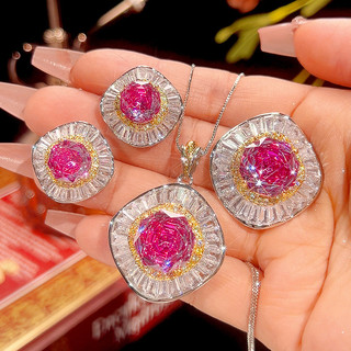Đồng Hồ Phong Cách châu Âu - Mặt Hoa Hồng và Rồng Màu Trái Cây, Đáy Mạ Vàng, Phù Hợp Với Nữ