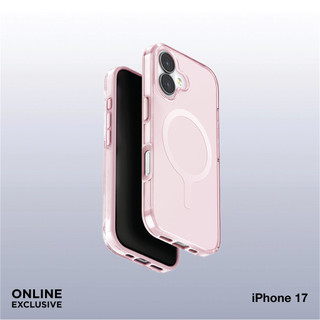 Vỏ bảo vệ hỗn hợp UNIQ Clario (ECO) cho IPhone 17 (6.3) / Air (6.5) / 17 Pro (6.3) / 17 Pro Max (6.9) - trong suốt / khói / hồng.
