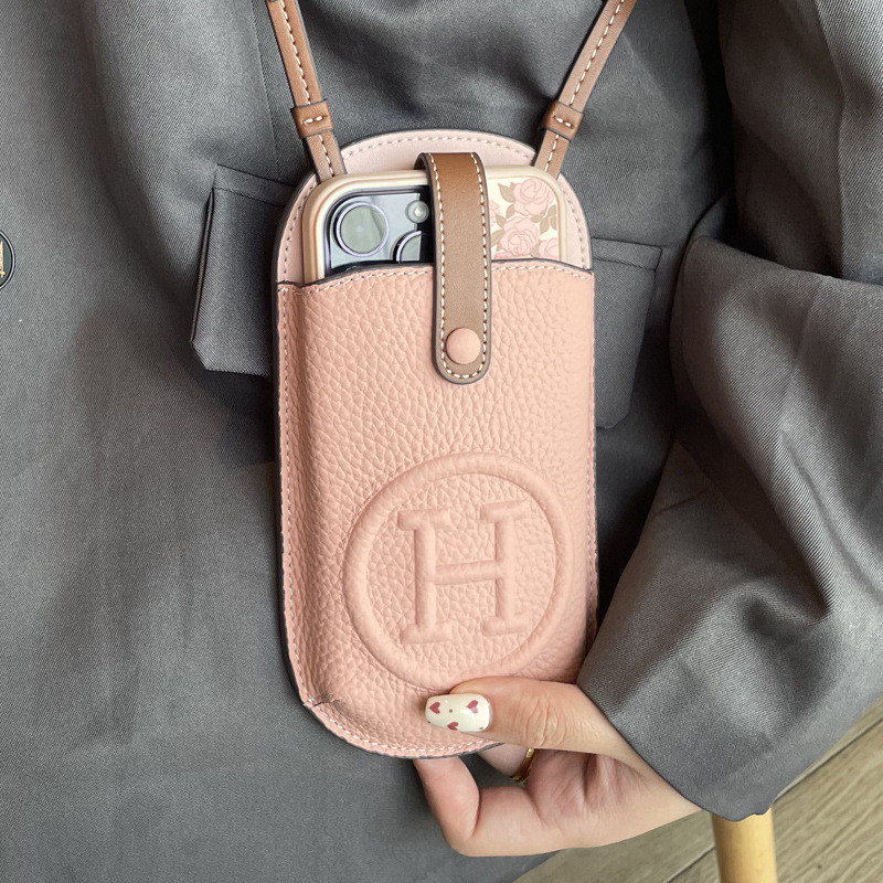 Túi Điện Thoại Di Động Nữ Phong Cách Mới 2024 Bán Chạy Hợp Thời Trang Siêu Nóng Messenger Bao Bì Điện Thoại Di Động Túi Nhỏ Thời Trang Nhẹ Da Thật