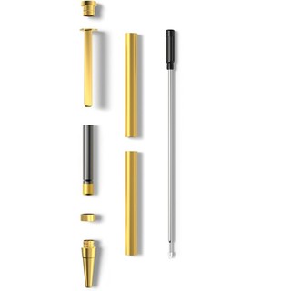Bộ bút xoắn cao cấp 10 gói Bộ bút cho Woodturning Slimline Bút tiện dụng cho đồ dùng tiện DIY