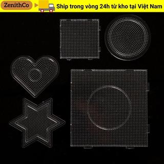 Bảng đậu ZENIHCO 2.6mm, DIY Make Puzzle Handmade Crafts Decor Perler Beads Mẫu, Công cụ hạt Hama chịu nhiệt Chất lượng cao DIY Pegboard Thủ công thủ công