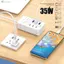 Bộ sạc USB C YOLOGO, Bộ sạc USB đa cổng di động US / EU, Ổ cắm sạc tường sạc nhanh bền bỉ Phụ kiện sạc