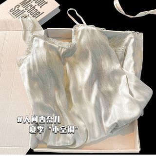 [Pre-Order]-Đầm ngủ nữ mùa hè tay ngắn dễ thương bằng vải lụa băng có đệm ngực, kiểu dáng mới 2026, dáng rộng 1234