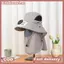 Littleloves1 Vành Rộng Mũ Chạy Bằng Năng Lượng Mặt Trời Cho Nam Chống Tia UV Quạt Làm Mát Mũ Chống Nắng Khăn Choàng Ngoài Trời Thiết Kế VN