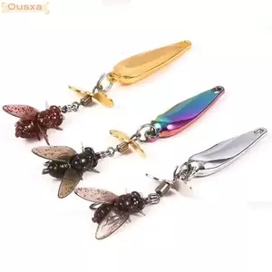 Bộ Mồi Câu Cá Bay Nhân Tạo OUSXA, Mồi Câu Cá Chống Rỉ Sét Câu Cá Spinner Mồi Câu Cá Di Động, Mồi Câu Cá Bionic Bền Đẹp Cho Phụ Kiện Bắt Cá