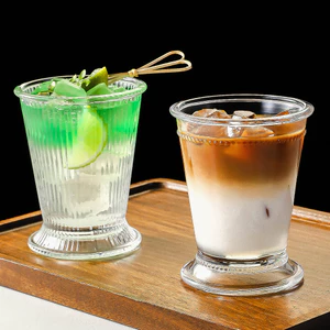 Kính Dọc Bia Ly Đơn Giản ins Phong Cách Giá Trị Cao Cốc Nước Gia Đình Nước Trái Cây Uống Cốc Sữa Cà Phê VNV5