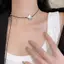 PNPIA- Thời Trang Nữ Vintage Da Choker Nelace Hai Lớp Ngôi Sao Mặt Dây Chuyền Trang Sức Dây Xích Có Thể Điều Chỉnh