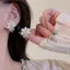 VFZ Hoa Thời Trang Ngọc Trai sel Thả Bông Tai Nữ Trang Sức Cưới Dự Tiệc Phụ Kiện OTE
