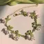 AqToCna Vintage Thiết Kế Pháp Mori Lily Của Thung Lũng Ngọc Trai Vòng Tay Handmade Trang Sức Thời Trang Rừng Series Vòng Tay Nữ Trang Sức AqToCna