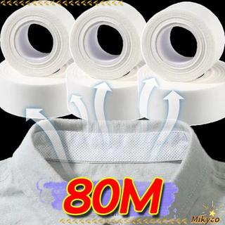 Vòng cổ MIKYCO Chống bẩn, Tấm lót mồ hôi cổ 8 / 80M thoáng khí, Băng thấm mồ hôi tự dính dùng một lần di động cho áo sơ mi Áo cổ mũ lót