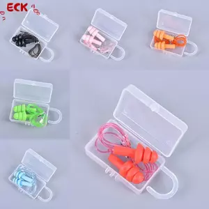 ECK Nút tai silicon chống thấm nước Nút tai chống ồn khi ngủ Giảm tiếng ồn HOT