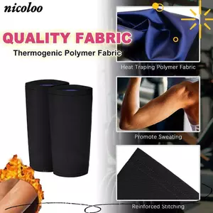 NICOLOO Mồ Hôi Cánh Tay Xông Hơi, Giảm Béo Cánh Tay Mồ Hôi Dây Tông Đơ Cánh Tay, Chống Cellulite Băng Tay Định Hình Cánh Tay Tông Đơ Giảm Cân Nén Tay Dây Mồ Hôi