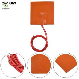 [FUXIN]Silicone Heating Pad Flexible For Printer Heated Bed Square Tool 100x100mm 1pc