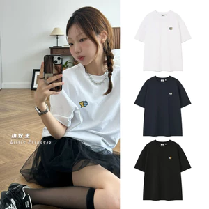 Bán Áo Thun Tay Ngắn In Nhãn Nhỏ 100% Cotton Cao Cấp Mùa Hè Nam Nữ Cổ Tròn Áo Sơ Mi 0617