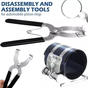 Bộ cài đặt vòng piston Kìm vòng piston Dụng cụ nén vòng piston bằng thép không gỉ Kẹp bảo trì xe Động cơ bền VN