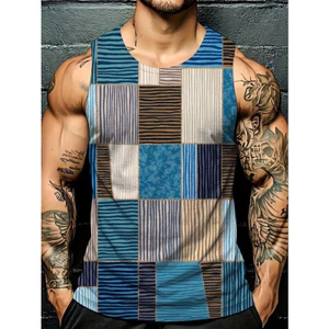 Áo ba chiều in họa tiết Camo Washtone trừu tượng dành cho nam, Áo thể thao mùa hè, mềm mại thoáng khí