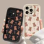 Ốp Họa Tiết Gấu Nơ Dễ Thương Cho Iphone 11 13 XR 12 13 14 15 16 Pro Max 7 Plus 8 Plus Vỏ Silicon Nhiều Bước TPU Mềm Mờ Bảo Vệ Camera Chống Sốc
