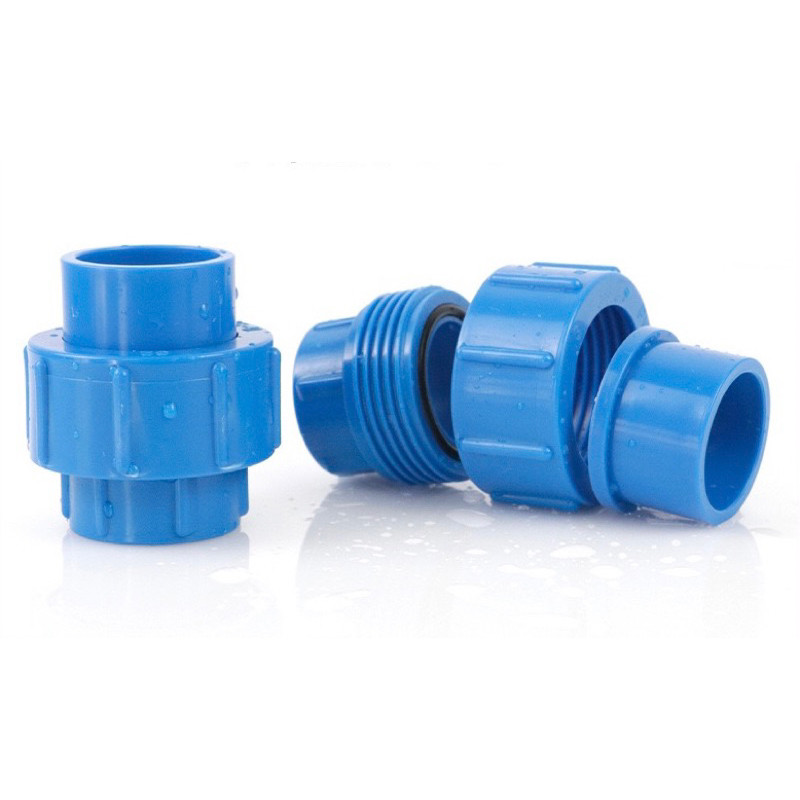 Rắc Co UPVC Xanh Nối Ống Nước PVC Phi 21 Phi 27 Phi 34 Tháo Lắp Nhanh Chống Rò Rỉ Siêu Bền