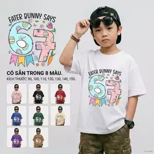 Áo phông bé trai in hình cute Size 90-150 bé trai từ 2-12 tuổi Mềm mại