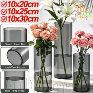 Bình hoa Acrylic - Hộp đựng trồng cây - Giá đỡ hoa để bàn - Bình trồng hoa - Bình hoa thủy canh gia đình - dành cho ban công, phòng / tàu miễn phí