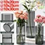 Bình hoa Acrylic - Hộp đựng trồng cây - Giá đỡ hoa để bàn - Bình trồng hoa - Bình hoa thủy canh gia đình - dành cho ban công, phòng / tàu miễn phí