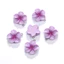9 Màu 28 * 24mm Nhựa Thời Trang DIY Phụ Kiện Trang Sức Frangipani Hoa Năm Cánh Charm 6.18 028U