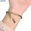 Bluelover Sáng Tạo Xanh Hạt Tre Vòng Tay Retro Phong Cách Trung Hoa Đơn Giản Thời Trang Vòng Tay Cho Nữ Trang Sức Phụ Kiện Quà Tặng Mới