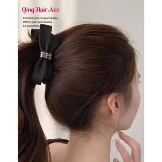 Phong Cách Hàn Quốc Đính Hạt Kim Cương Nơ Chuối Kẹp Dọc Nữ Pháp Thanh Lịch Cao Đuôi Ngựa Xoắn Kẹp Tóc Lớn Kẹp Ngang