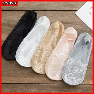 YRBWD Tất Vô Hình Thấp, Tất Thường Ngày Nữ Mùa Hè Ren Thuyền Tất, Tất Ren Ngắn Thoáng Khí Tất Mỏng