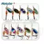 METUBE 10 / 30 Chiếc Mồi Nhân Tạo Spinner, Kim Loại Nước Ngọt Thiết Bị Nước Mặn Quay Mồi, 6 cm Phụ Kiện Câu Cá Wobblers Câu Cá Cho Cá Chép Câu Cá