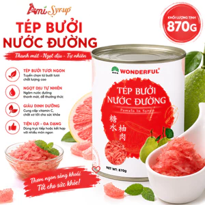 Tép Bưởi Nước Đường Wonderful -Hộp 870g, Tươi Ngon Làm Thức Uống Giải Nhiệt Mùa Hè