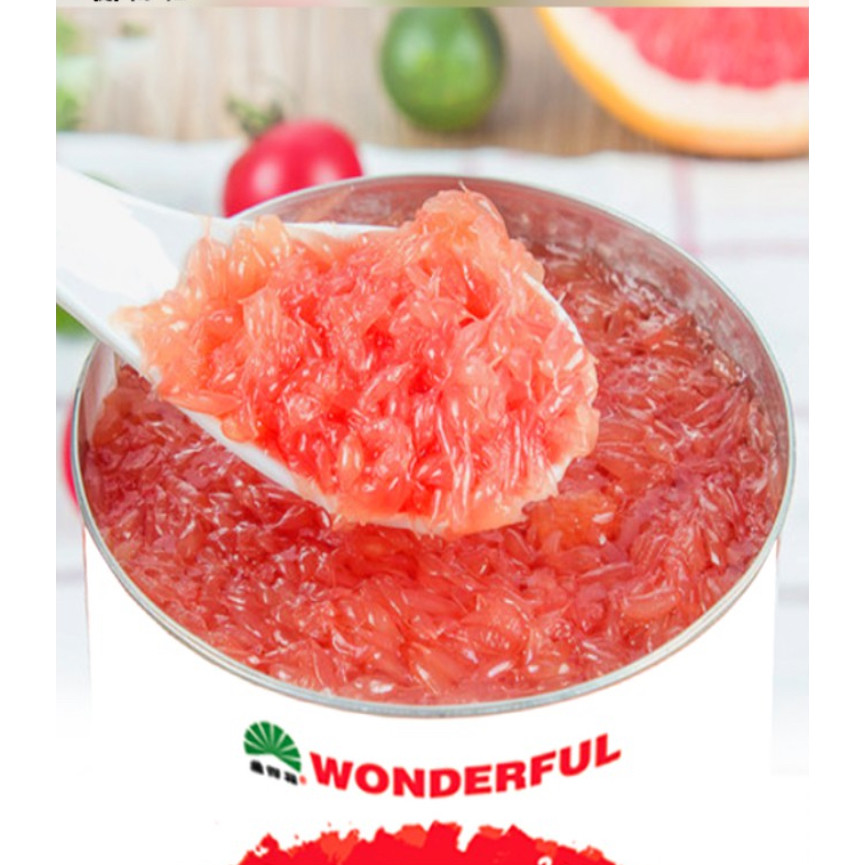 Tép Bưởi Nước Đường Wonderful -Hộp 870g, Tươi Ngon Làm Thức Uống Giải Nhiệt Mùa Hè