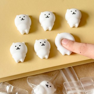 Đáng Yêu Mặt Tròn Mini Gấu Trắng Fidget Đồ Chơi Dành Cho Mẫu Giáo Lớp Học Phần Thưởng Và Tiệc Sinh Nhật Goodie Túi Chất độn