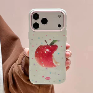 Ốp Điện Thoại Bánh Mì Ngôi Sao Trái Cây Cho iPhone 17 Pro Max 16 15 14 13 Vỏ Bảo Vệ Chống Sốc