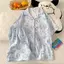Bộ đồ ngủ Cotton Dopamine Cloud dành cho nữ Mùa hè 2026 Phong cách mới thoáng khí có thể mặc bên ngoài Đồ ngủ hai mảnh mỏng ngọt ngào