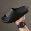 Dép xỏ ngón đế dày EVA Nam Nữ Nhà Phòng tắm Dép chống trượt Hộ gia đình 3D Màu xanh lá cây Flip-Flops Đọc