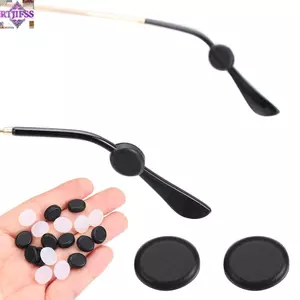 RTJIFSS 5 Cặp Kính Móc Tai Thể Thao Kính Mắt Silicon Mềm Vòng Tròn Cố Định Chân Cầm