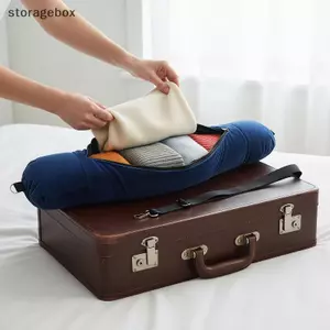 Gối du lịch hình chữ U Ne có thể đổ đầy Đệm hỗ trợ Ne mềm Giữ quần áo cho máy bay đi bộ đường dài Vỏ gối di động Đẹp