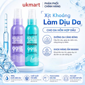 Xịt Khoáng Compliment Revitalizing Cấp Ẩm Tức Thì, Phục Hồi Và Làm Dịu Da Nhạy Cảm 200ml