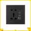 Nguồn điện 2100MA USB Soet Bảng điều khiển quốc tế 13A UK Wall Type C Giao diện