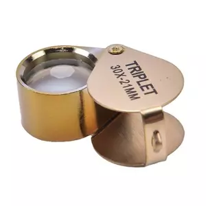 Kính lúp 30x 30x21mm Trang sức Dụng cụ mắt vàng Trang sức Kính lúp gấp