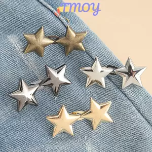 TMOY 1 Cái Kẹp Có Thể Điều Chỉnh Cho Quần Chốt Quần Pin Nút Có Thể Thu Vào Nút Rời Cho Eo Cho Quần Jean Hoàn Hảo Phù Hợp Giảm Eo TMOY
