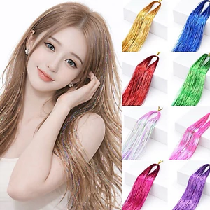 Combo Light Tóc 2 Hiệu Ứng (Kim Tuyến Mix Màu) – Hightlight Nổi Bật Tự Nhiên, Không Cần Nhuộm - Phụ Kiện Tóc Nữ, Dễ Gắn