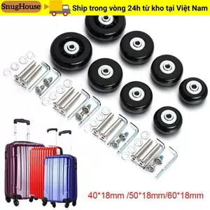 SNUGHOUSE 57-59MM Bánh Xe Hành Lý Du Lịch Bền Im Lặng Thay Thế Bánh Xe Sửa Chữa