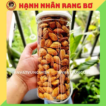 Hạnh Nhân Rang Bơ 350g Hàng Mới Thơm Ngon Nhập Khẩu Mỹ - Ăn Vặt Vũ Nguyễn Vừa Ngon Vừa Rẻ - Ship Hỏa Tốc