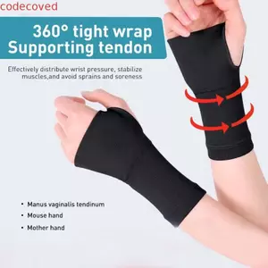Dây đeo bảo vệ cổ tay CODECOVED, Nẹp cổ tay bằng sợi Polyurethane chống bong gân, Dây đeo cổ tay co giãn mỏng thoáng khí Thể thao ngoài trời