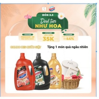 Combo 3 món: 2 Nước Giặt Xả 3,5kg + 1 Nước Giặt Xả 2kg HOMIE EXPERT